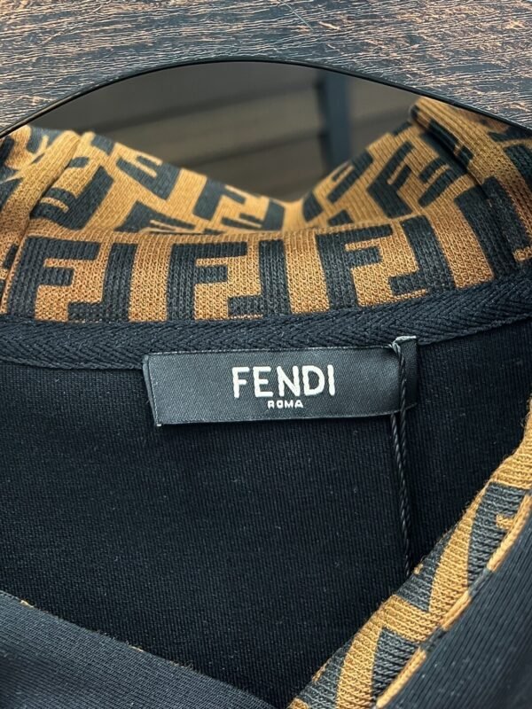 FND Pullover Hoodie with Chest Emblem Detail