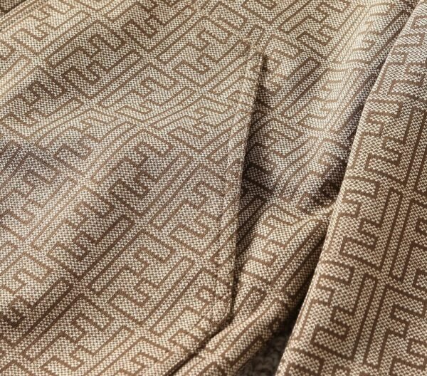 FND Monogram Snap-Button Jacket - Beige