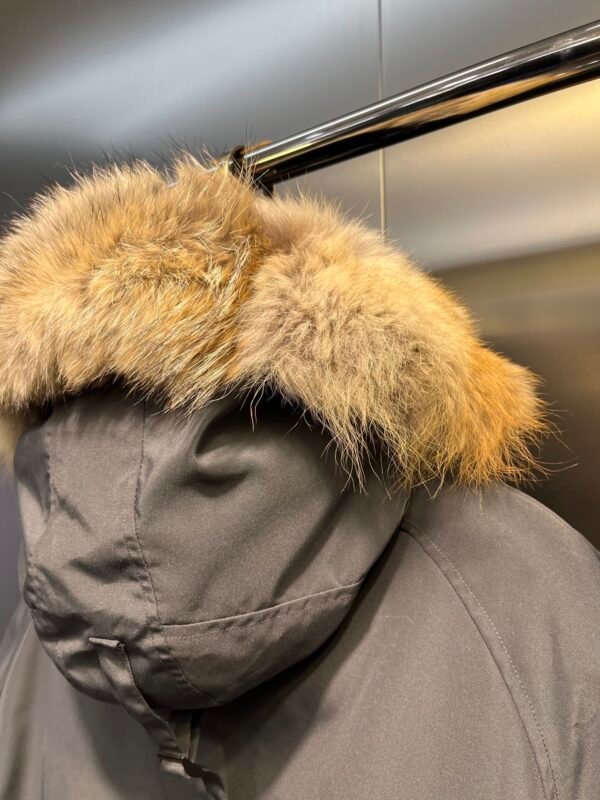 e66164e3 CG Fur-Trim Hooded Jacket with Utility Pockets - Grey