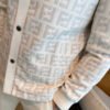 FND Textured Jacquard Jacket - White