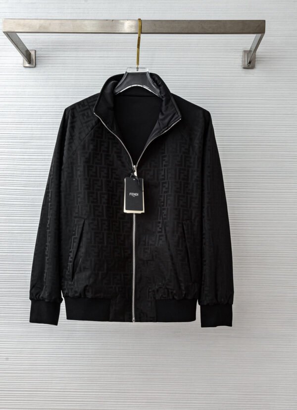 FND Zip-Up Jacket - Black