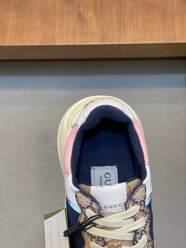 GCCI Trainers with All-Over Monogram Pattern - Multicolour