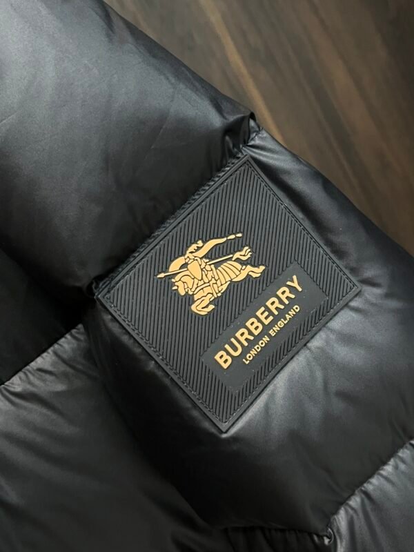 BRBY Hooded Puffer Jacket - Black