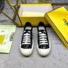 e8149dcf FND Low-Top Trainers with All-Over Logo Pattern - Black