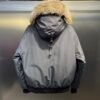 e81a360f CG Fur-Trim Hooded Jacket with Utility Pockets - Grey