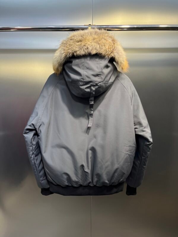 e81a360f CG Fur-Trim Hooded Jacket with Utility Pockets - Grey