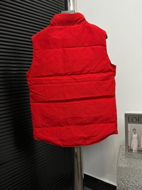 CG Puffer Gilet with Front Pockets - Red