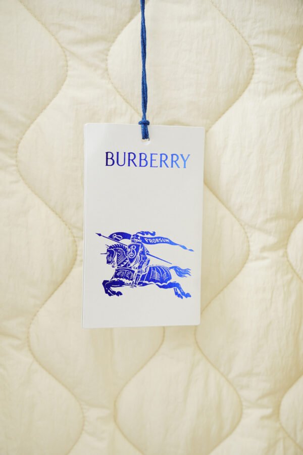 BRBY Quilted Jacket with Ribbed Collar