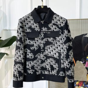 e9c05bb0 CD Monogram Jacket with Snap-Buttons - Black