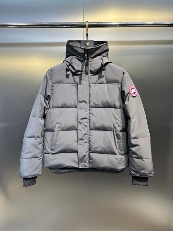 CG Quilted Hooded Puffer Jacket - Grey