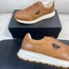 ea83b3e0 PRDA Low-Top Trainers with Contrast Panels - Brown