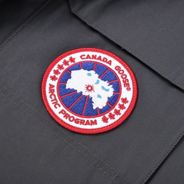 CG Utility Parka Coat with Fur-Trim Hood - Charcoal Grey