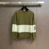 BRBY Colour-Block Crew Neck Jumper - Green