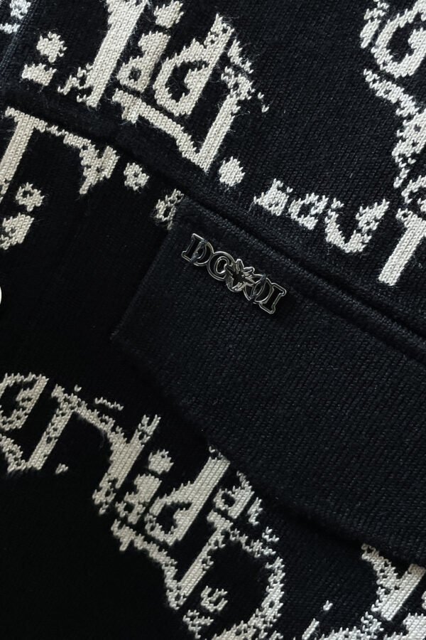 edb9873c CD Monogram Jacket with Snap-Buttons - Black