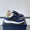 eed8f3ce PRDA Low-Top Trainers with Plush Lined Collar - Navy