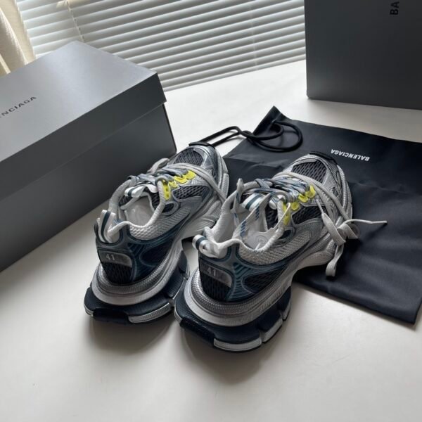 BLNCG Chunky Trainers with Contrast Accents - Grey/Yellow