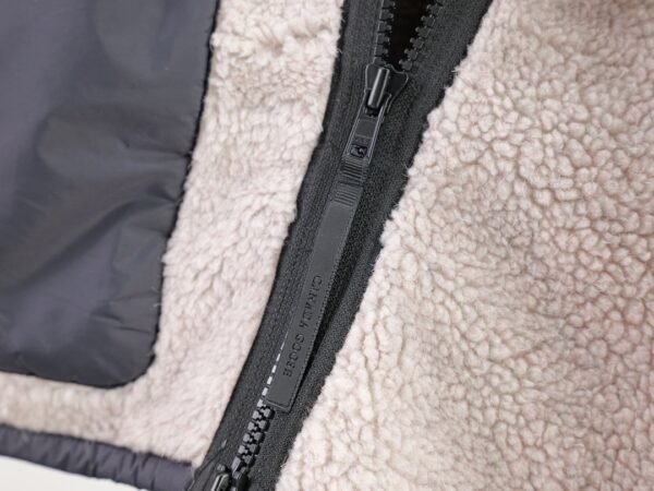 CG Zip-Up Sherpa Fleece Jacket - Blush Beige