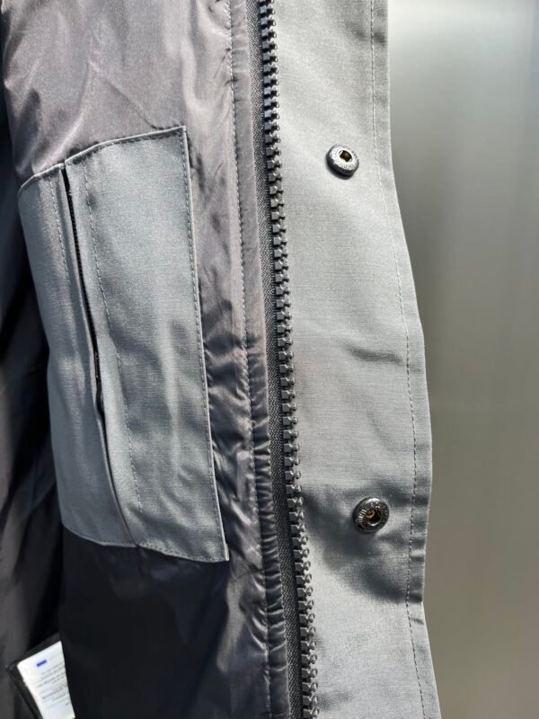 CG Quilted Hooded Puffer Jacket - Charcoal Grey