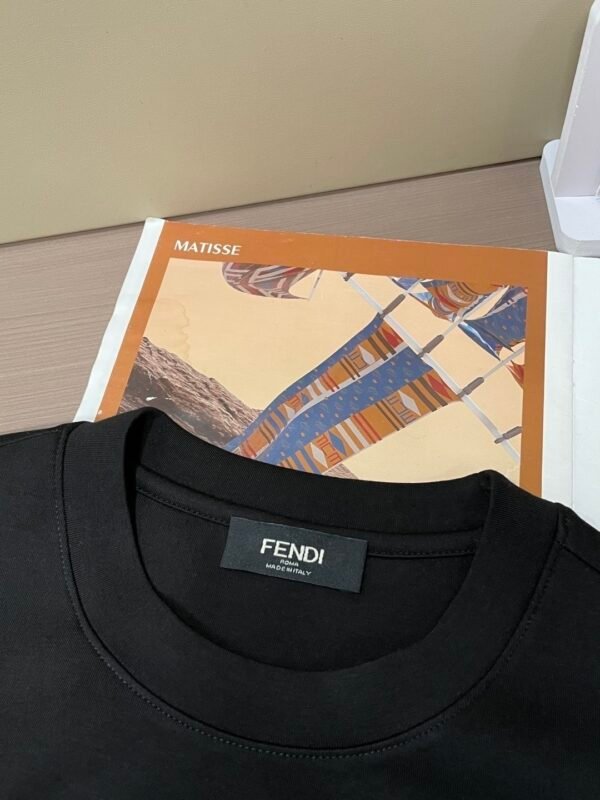 f5960a7f FND Crew Neck Jumper with Graphic Eye Detail - Black