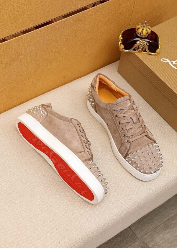 f59e2b37 CLB Low-Top Trainers with Studded Toe Detail - Brown