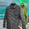 BRBY Snap-Button Jacket with Chest Pocket - Black