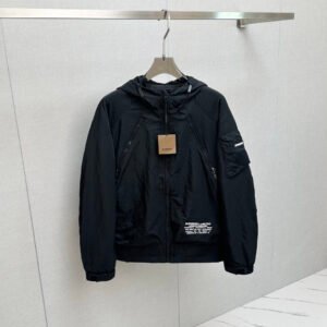 f9cd770c BRBY Hooded Zip-Up Jacket - Black