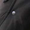 BRBY Check Jacket with Snap Buttons - Black