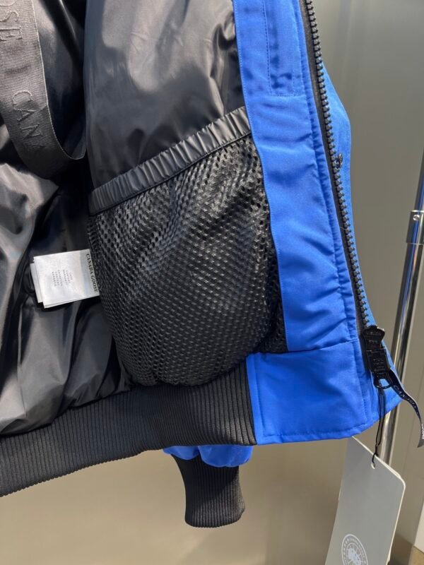 CG Fur-Trim Hooded Jacket with Utility Pockets - Blue