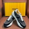 fb2650a2 (1) FND Monogram Trainers with White Details - Black