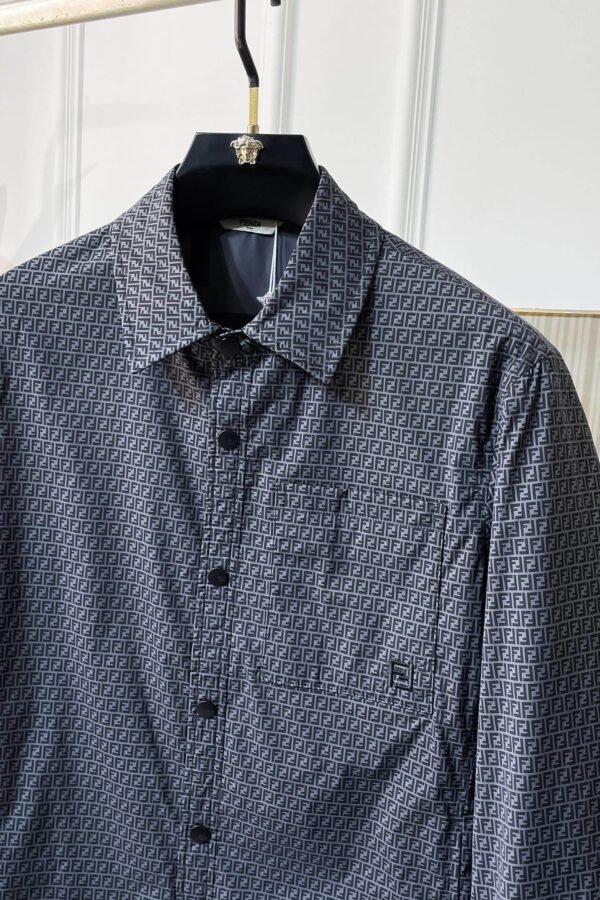 FND All-Over Monogram Front Fastening Jacket