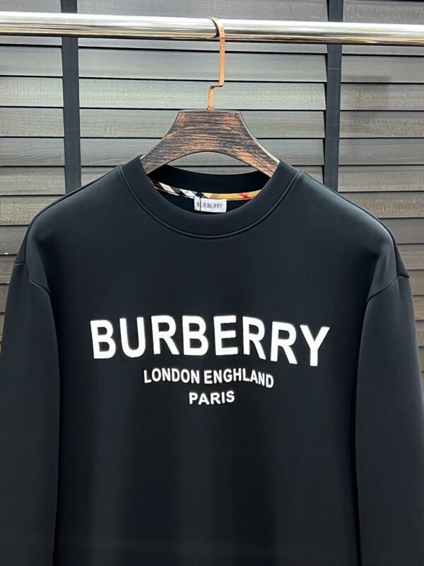 BRBY Crew Neck Jumper with Front Text Print