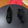 CLB Low-Top Trainers with Micro Stud Detail - Black