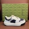 GCCI Trainers with Navy Embossed Monogram