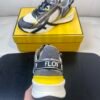 fc9c40ea FND Chunky Trainers with Contrast Panels - Grey/Yellow