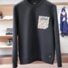 FND Crew Neck Jumper with Contrast Zip Pocket Detail