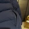 BRBY Hooded Padded Puffer Jacket - Navy Blue