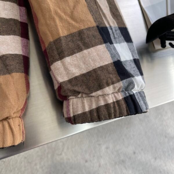 BRBY Check Zip-Up Jacket - Camel