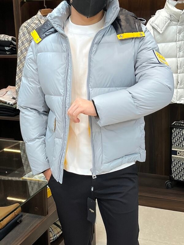 fdd7da5f FND Hooded Puffer Jacket with Contrast Lining - White