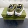 GCCI Trainers with Olive Green Panel Details