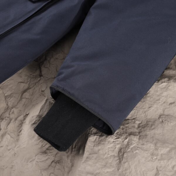 CG Utility Parka Coat with Fur-Trim Hood - Navy Blue