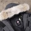 CG Utility Parka Coat with Fur-Trim Hood - Charcoal Grey