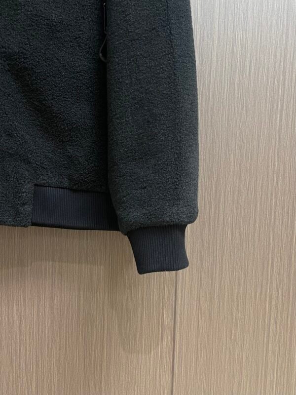 BRBY Hooded Fleece Hybrid Jacket - Black