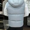 ff679cb0 FND Hooded Puffer Jacket with Contrast Lining - White