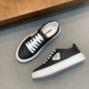 PRDA Low-Top Trainers in Black with White Sole