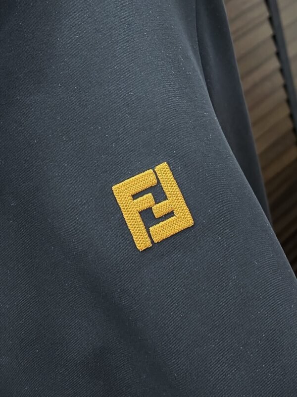 FND Pullover Hoodie with Chest Emblem Detail