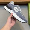 GCCI Low-Top Trainers with Logo Patch - Grey